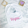 Baby Girls Personalised Cute Baby Bib