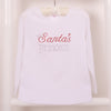 Santa's Princess Diamante Long or Short Sleeve White T Shirt