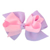 Two Tone Hair Bow Medium