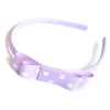 lilac spot dot candy bows hair bows, stripe bows, stripey, bobbles, baby bands, hair accessories bows, stretchy baby headbands, felt bows, hair bobbles, headbands, alice bands, sweetie headband, hair clip hand tied hair bows sparkly hair bows