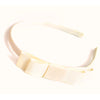 ivory cream antique white candy bows hair bows, stripe bows, stripey, bobbles, baby bands, hair accessories bows, stretchy baby headbands, felt bows, hair bobbles, headbands, alice bands, sweetie headband, hair clip hand tied hair bows sparkly hair bows