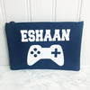 boys personalised wash bag pencil case accessory bag gaming controller xbox control ps4 personalised gifts for boys