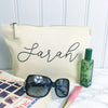 Personalised Natural Ivory Canvas and Rope Tote Beach Bag With Any Phrase/Name