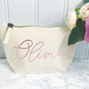 Personalised Natural Ivory Canvas and Rope Tote Beach Bag With Any Phrase/Name