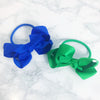 Girls Medium Grosgrain Ribbon Hair Bow on Bobble
