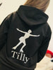 Girls' Ice Skating Personalised Hoodie (7 colours)