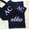 NEW Personalised Beach Towel, Beach Bag & Make Up Bag Set - SPECIAL OFFER