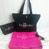 NEW Personalised Beach Towel, Beach Bag & Make Up Bag Set - SPECIAL OFFER