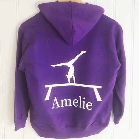 girls personalised hoodie for dance, personalised hoodie for gymnastics, ice skating hoodie for girls, horseriding hoodie personalised for girls, unicorn personalised hoodie for girls, personalised gifts for girls, personalised hoodies for girls