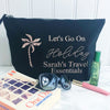 Personalised Holiday Make Up & Toiletries Bag