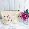 Personalised Star Make Up Toiletries Bag - Perfect Gift for Girls Mums & Friends