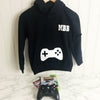 Boys Gaming Hoodie Personalised, Navy, Royal Blue, Black XBOX,hoodie boys hoodie, girls hoodie, personalised hoodie, activity hoodie, rugby, football, tennis, gymnastics, horseriding, golfing, golf, dance, unicorn hoodie personalised gifts Playstation