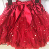 **NEW** Claret Stars and Moons Pettiskirt & Satin Bow
