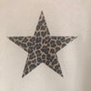 Limited Edition Ladies and Girls Leopard Star Organic Sweatshirt