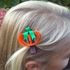 Pumpkin Halloween Hair Clip