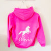 Girls' Ice Skating Personalised Hoodie (7 colours)