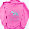 Girls' Unicorn Personalised Hoodie - 7 colours - Personalised Name or Slogan