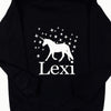 girls personalised hoodie for dance, personalised hoodie for gymnastics, ice skating hoodie for girls, horseriding hoodie personalised for girls, unicorn personalised hoodie for girls, personalised gifts for girls, personalised hoodies for girls