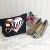 Limited Edition - Leopard Print Personalised Make Up Toiletries Bag