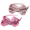 Gift Set of 2 Traditional Bow Headband navy white pink green rose lilac yellow ivory red
