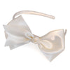 girls hair accessory satin headband candy bows