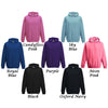 Girls Sports Personalised Activity Hoodie