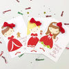 Princess Christmas Card and Bow Stocking Filler