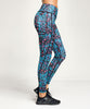 Ladies and Girls Performance Marine Print Leggings
