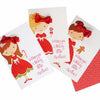 Princess Christmas Card and Bow Stocking Filler