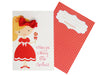 Princess Christmas Card and Bow Stocking Filler