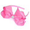 Satin crystal headband