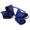 Satin crystal headband