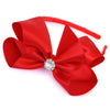 Satin crystal headband candy bows
