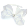 Satin crystal headband