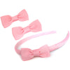 school hair accessories girls headband bobbles clips gingham candybows