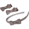 school hair accessories girls headband bobbles clips gingham candybows
