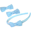 school hair accessories girls headband bobbles clips gingham candybows
