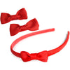 school hair accessories girls headband bobbles clips gingham candybows