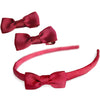 school hair accessories girls headband bobbles clips gingham candybows