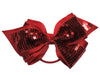 Girls Sequin Boutique Cheer Hair Bows & Bobbles (7 colours)