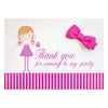 party bag fillers with bows hair bows thank you cards