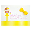 party bag fillers with bows hair bows thank you cards