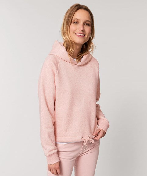 Ladies and Girls Super Soft Cropped Organic Hoodie