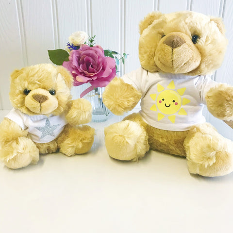 Smiley Sunshine Personalised Candy Teddy Bear