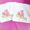 Birthday Number Cupcake Celebration Baby Grow / Baby Body Suit