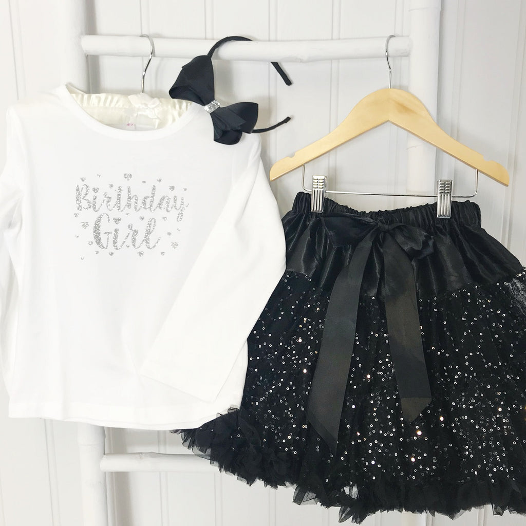 Black and shop white birthday outfit