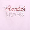 Santa's Princess Diamante Long or Short Sleeve White T Shirt