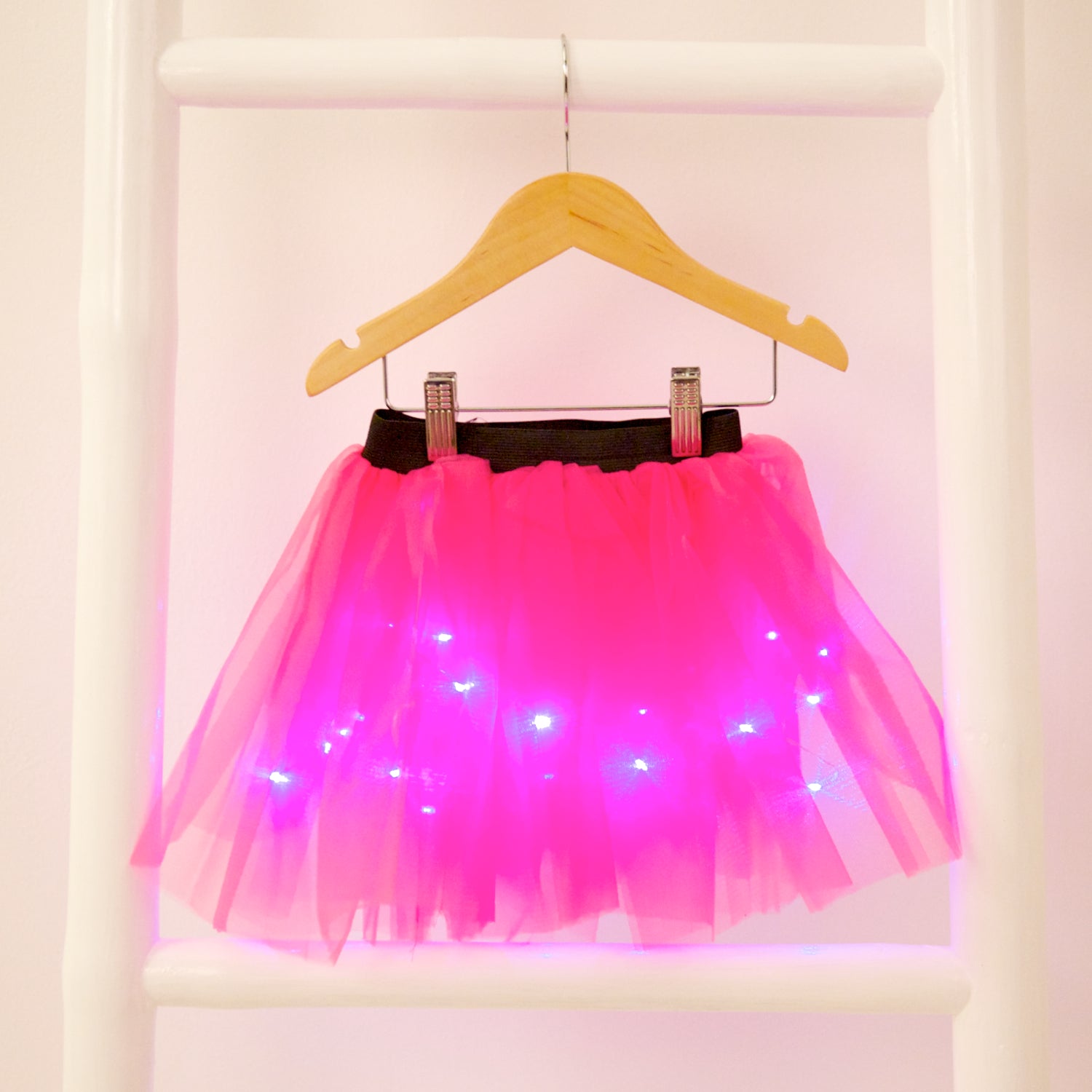 Halloween LED Light Up Tutu Hot Pink