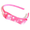 hot pink spot dot candy bows hair bows, stripe bows, stripey, bobbles, baby bands, hair accessories bows, stretchy baby headbands, felt bows, hair bobbles, headbands, alice bands, sweetie headband, hair clip hand tied hair bows sparkly hair bows