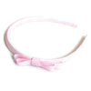 pink headband teeny tiny gingham dots spots hairbows hair accessories school hair bows hair clip headband candy bows